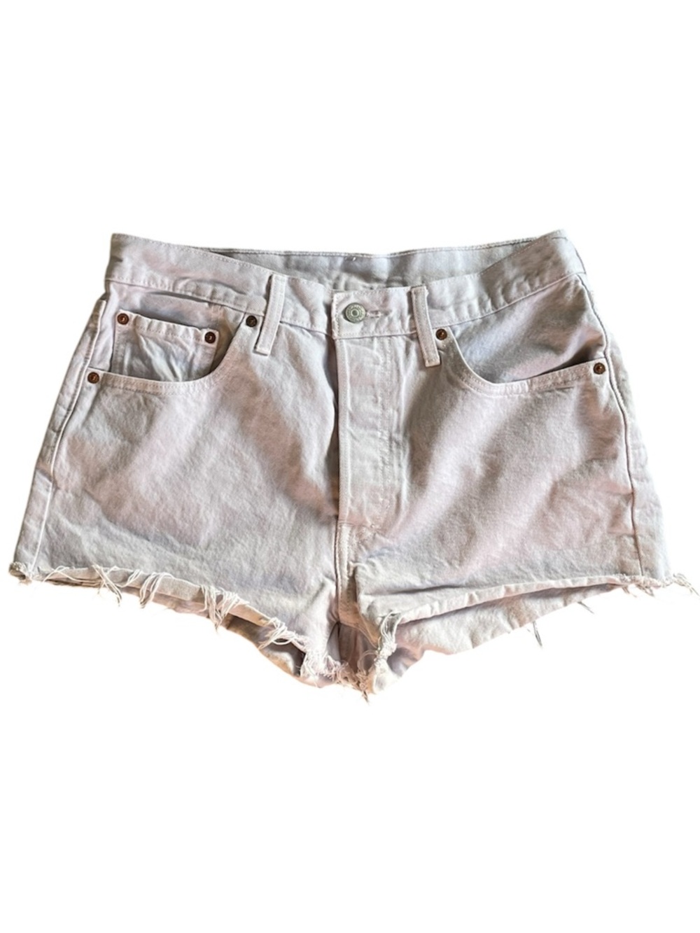 Levi’s High-Rise Frayed Hem Women's Denim Shorts